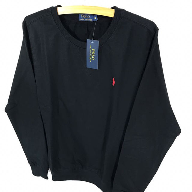 POLO RALPH LAUREN(ポロラルフローレン)の100%正規品 ♪ イギリス購入 新品 ラルフローレン スウェット 黒 M メンズのトップス(スウェット)の商品写真