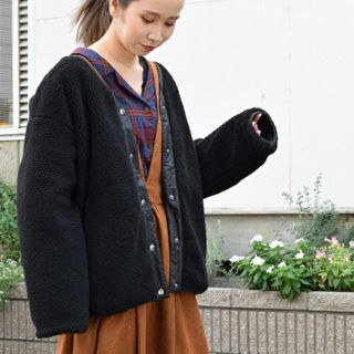 ダブルクローゼット(w closet)のダブルクローゼット ボア 完売商品(ブルゾン)