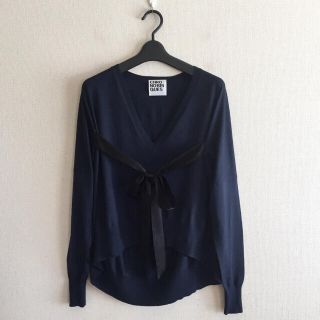 アングローバルショップ(ANGLOBAL SHOP)のCHRO NOBRi QUES♡リボンデザインニット(ニット/セーター)