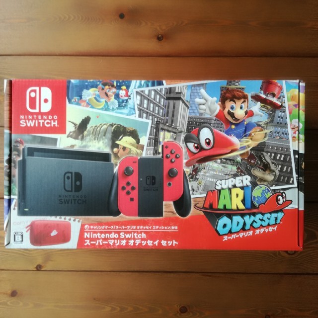 Nintendo Switch - 【新品】任天堂スイッチ スーパーマリオ オデッセイエディションセットの通販 by ミィー's shop