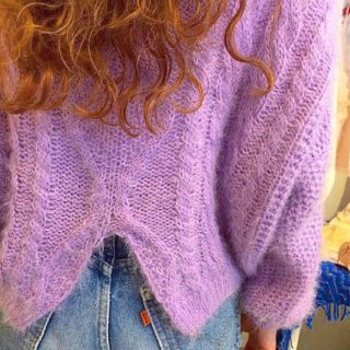 ロキエ(Lochie)のmarimero ❤︎ purple knit(ニット/セーター)