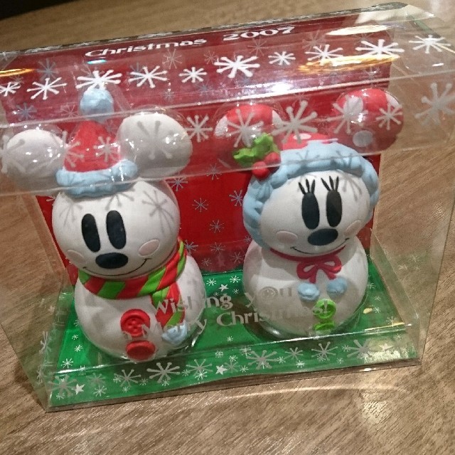 ディズニークリスマスミッキー 2007年 エンタメ/ホビーのおもちゃ/ぬいぐるみ(キャラクターグッズ)の商品写真