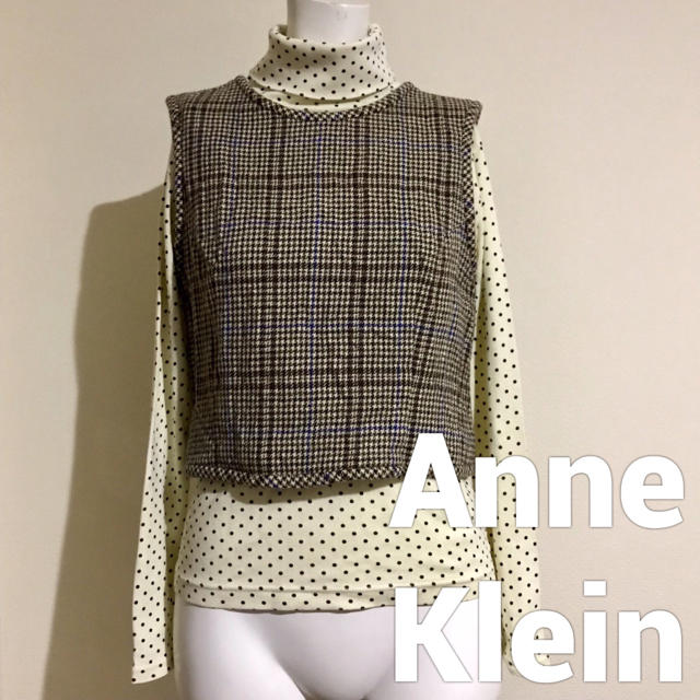 ANNE KLEIN(アンクライン)のAnne Klein 千鳥格子 ベスト レディースのトップス(ベスト/ジレ)の商品写真