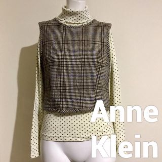 アンクライン(ANNE KLEIN)のAnne Klein 千鳥格子 ベスト(ベスト/ジレ)