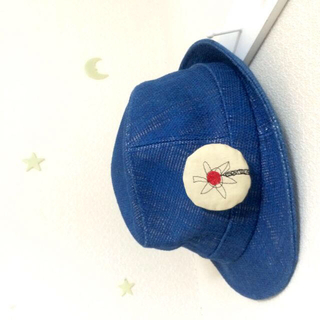 カシータ(casiTA)の青い帽子(ハット)