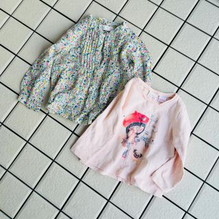 ザラキッズ(ZARA KIDS)のＺＡＲＡ ブラウスとロンT  Set(シャツ/カットソー)