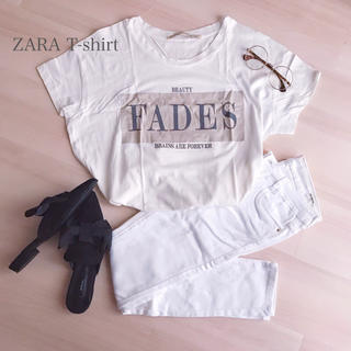 ザラ 伊達メガネ Tシャツ(レディース/半袖)の通販 1点 | ZARAのレディースを買うならラクマ