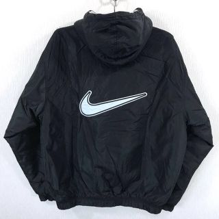 ナイキ(NIKE)の90s 人気のモノトーン♪ ナイキ キルティング ナイロンジャケット M 黒(ダウンジャケット)