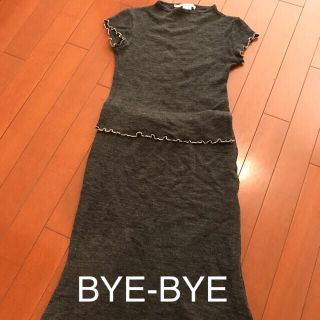 バイバイ(ByeBye)の再お値下げワンピース(セットアップ)(ひざ丈ワンピース)