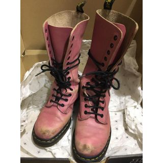 ドクターマーチン(Dr.Martens)のドクターマーチン Dr.Martens★14ホール ピンク(ブーツ)