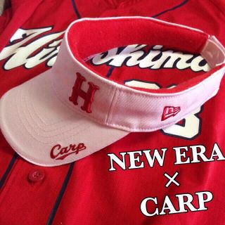 ニューエラー(NEW ERA)のニューエラ×カープ♡サンバイザー(キャップ)