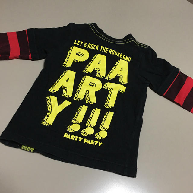 PARTYPARTY(パーティーパーティー)のpartyparty 重ね着風Tシャツ  90cm キッズ/ベビー/マタニティのキッズ服男の子用(90cm~)(Tシャツ/カットソー)の商品写真