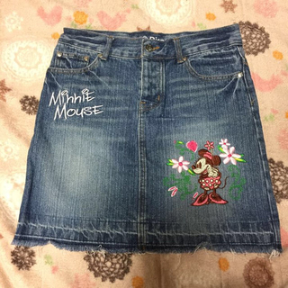 ハニーズ(HONEYS)の可愛い☆ミニーマウス デニムスカート M ディズニー Disney ミニスカート(ミニスカート)