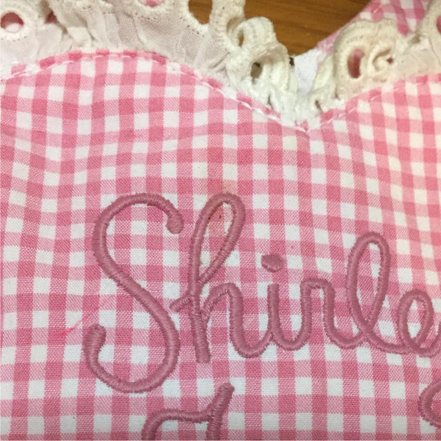 Shirley Temple(シャーリーテンプル)のシャーリーテンプル ハート チェック ワンピ キッズ/ベビー/マタニティのキッズ服女の子用(90cm~)(ワンピース)の商品写真