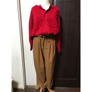 ロペピクニック(Rope' Picnic)の値下げ！新品！今季☆ロペピクニック フリルワイドパンツ(カジュアルパンツ)