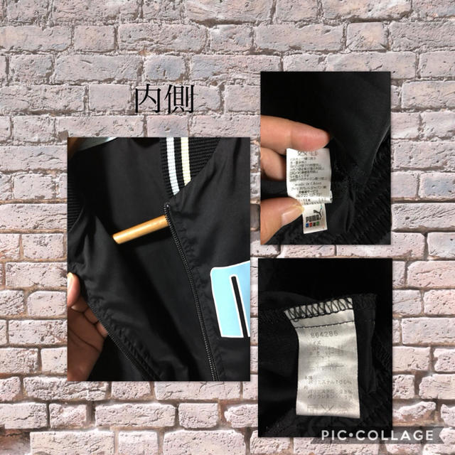 PUMA(プーマ)のPUMA ウーブンJK 薄手 スタジャン風 販売価格\8500+税 美品 レディースのジャケット/アウター(ナイロンジャケット)の商品写真