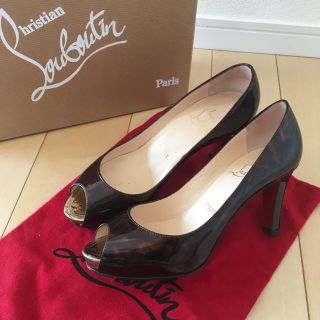 クリスチャンルブタン(Christian Louboutin)のルブタン オープントゥパンプス 36(ハイヒール/パンプス)