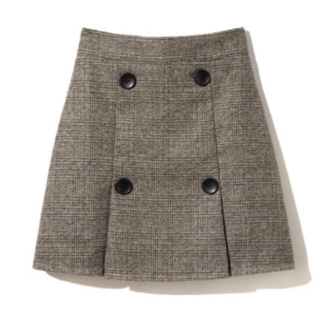 GRL(グレイル)のグレンチェックダブルボタンスカート♡ レディースのスカート(ミニスカート)の商品写真