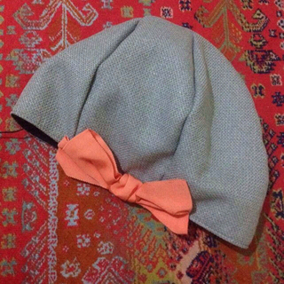 マリークワント(MARY QUANT)の新品マリークワント リボン ベレー帽(ハンチング/ベレー帽)