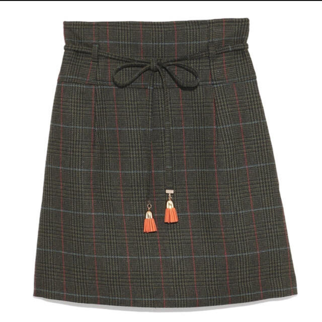 Lily Brown(リリーブラウン)のリリーブラウン チェック台形スカート レディースのスカート(ミニスカート)の商品写真