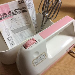 カイジルシ(貝印)の家庭用電気式ハンドミキサー SPIRAL HANDMIXER 貝印(ジューサー/ミキサー)