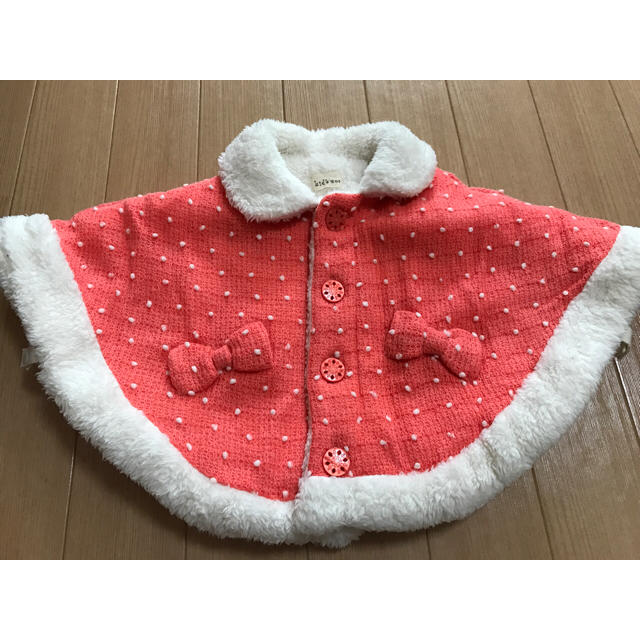 kid’s zoo(キッズズー)のkid’s zoo☆ポンチョ キッズ/ベビー/マタニティのベビー服(~85cm)(カーディガン/ボレロ)の商品写真