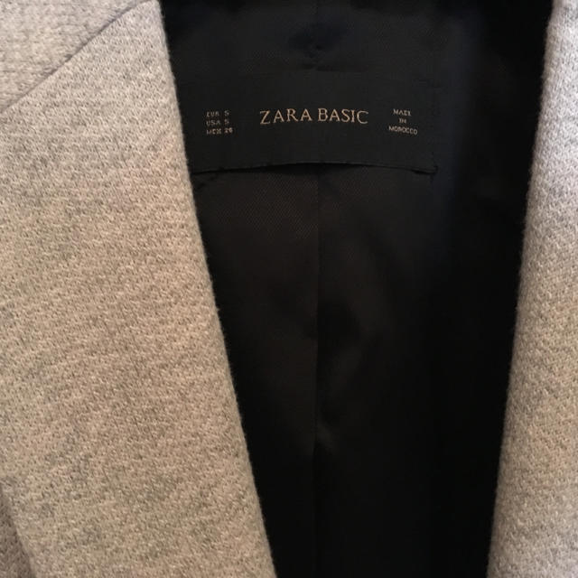 ZARA(ザラ)のザラ ZARA グレー ジャケット S レディースのジャケット/アウター(テーラードジャケット)の商品写真