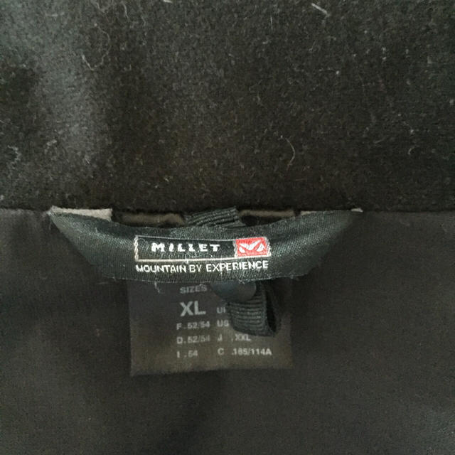 MILLET(ミレー)のMillet マウンテンジャケット 黒 XL 中古 メンズのジャケット/アウター(マウンテンパーカー)の商品写真