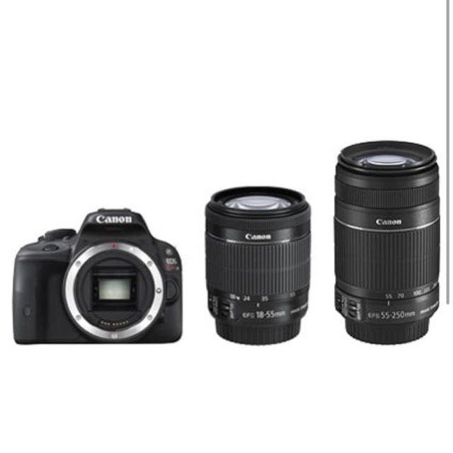 お手軽価格で贈りやすい - Canon カメラ女子‼️EOSkiss 新品 x7ダブル