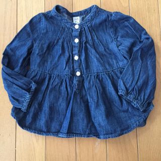 ベビーギャップ(babyGAP)のbabygap  デニムシャツチュニック(ブラウス)