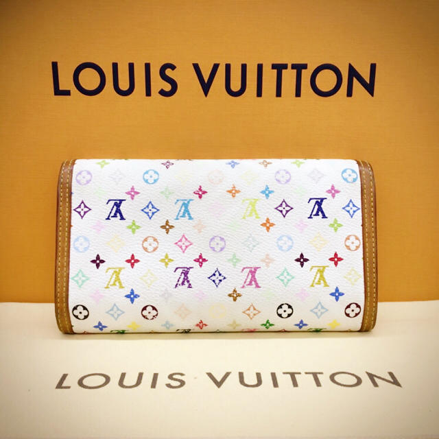 LOUIS VUITTON(ルイヴィトン)のルイヴィトンマルチカラー　長財布　三つ折り レディースのファッション小物(財布)の商品写真