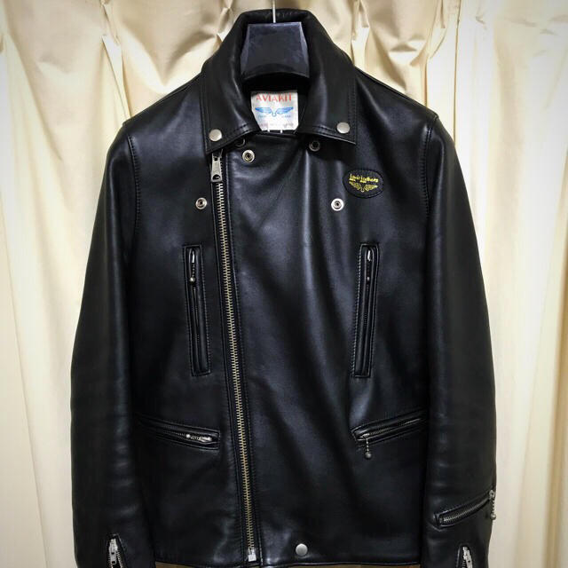 Lewis Leathers(ルイスレザー)のルイスレザー  ヒステリックグラマー ラモーンズ Sサイズ メンズのジャケット/アウター(ライダースジャケット)の商品写真