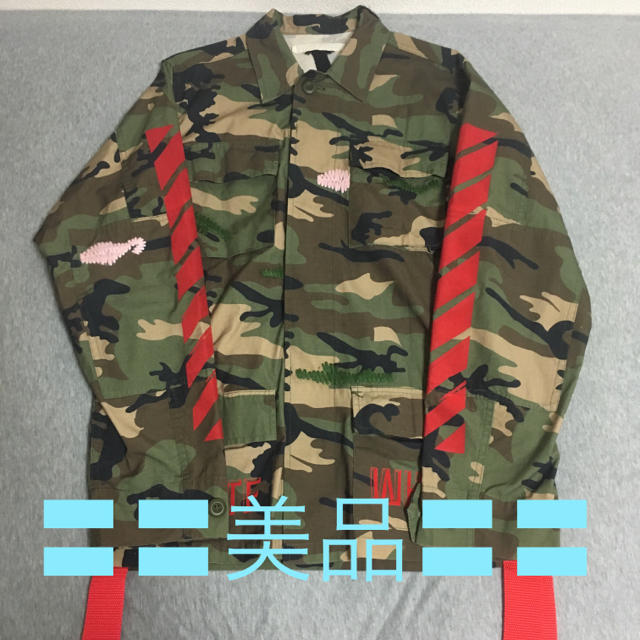 新品未使用 off-white  オフホワイト ミリタリージャケット