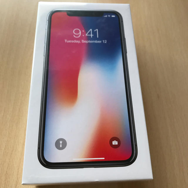 □ iPhone X 256GB スペースグレイ スマートフォン本体 □ iPhone X 256GB スペースグレイ スマートフォン本体
