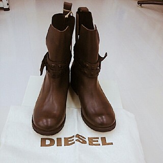 ディーゼル(DIESEL)のデイジー様専用  DIESELレディース革のブーツ39(ブーツ)