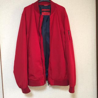 ザラ(ZARA)のZARA MA-1 レッド 赤(ブルゾン)