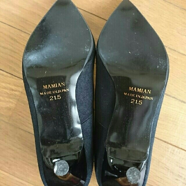 スエード パンプス 黒 レディースの靴/シューズ(ハイヒール/パンプス)の商品写真