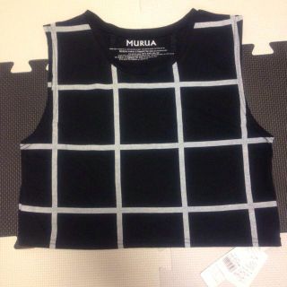 ムルーア(MURUA)の新品MURUAチェックショートタンク♡(タンクトップ)