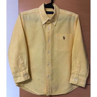 ラルフローレン(Ralph Lauren)のラルフローレン  長袖シャツ イエロー 120(ブラウス)