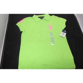 ポロラルフローレン(POLO RALPH LAUREN)のREN 様専用　ラルフローレン　ポロシャツ　女の子　Ｍ（8-10)　未使用(Tシャツ/カットソー)