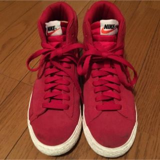 ナイキ(NIKE)のNIKEハイカットRED(スニーカー)