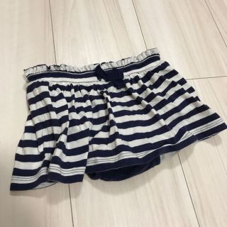 ベビーギャップ(babyGAP)の美品♡baby GAP♡ボーダーフリルスカート インナー付き(スカート)