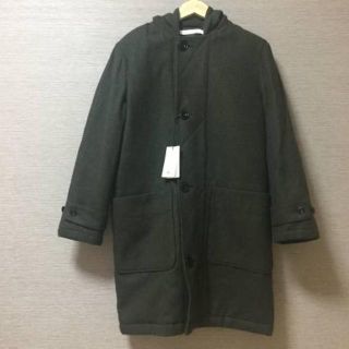 ユニクロ(UNIQLO)の新品 [S] ユニクロ ルメール ウールブレンド ダッフルコート カーキ(ダッフルコート)