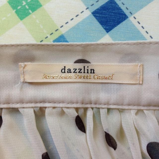 dazzlin(ダズリン)のドットロングスカート レディースのスカート(ロングスカート)の商品写真
