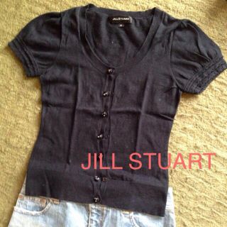 ジルスチュアート(JILLSTUART)のジル♡キラキラボタンカーデ(カットソー(半袖/袖なし))