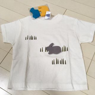 【モチーフ付け替え可能】新品未使用 tシャツ 子供 size4(Tシャツ/カットソー)