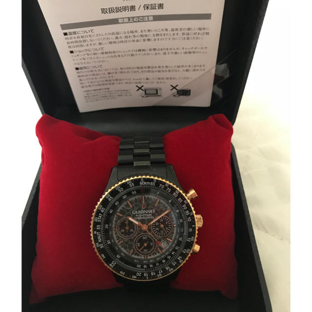 GUIONNET クロノグラフウォッチ メンズの時計(腕時計(アナログ))の商品写真