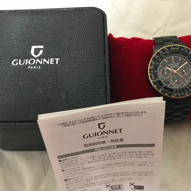 GUIONNET クロノグラフウォッチ メンズの時計(腕時計(アナログ))の商品写真