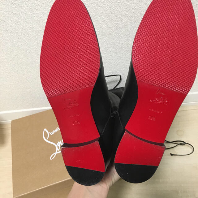 Christian Louboutin(クリスチャンルブタン)のクリスチャン ルブタン 黒 ブーツ 381/2 レディースの靴/シューズ(ブーツ)の商品写真