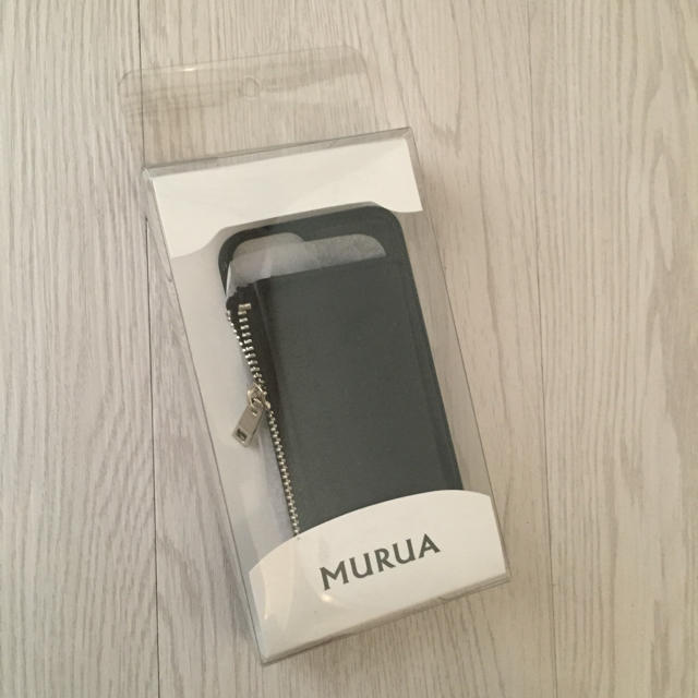 MURUA(ムルーア)のMURUA ムルーア コインケース ミラー付き iPhone6 6S 7 スマホ/家電/カメラのスマホアクセサリー(iPhoneケース)の商品写真